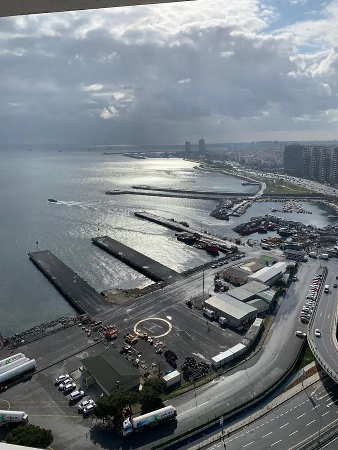 Flat For Rent In Complex With Sea View, Pool, Gym Istanbul