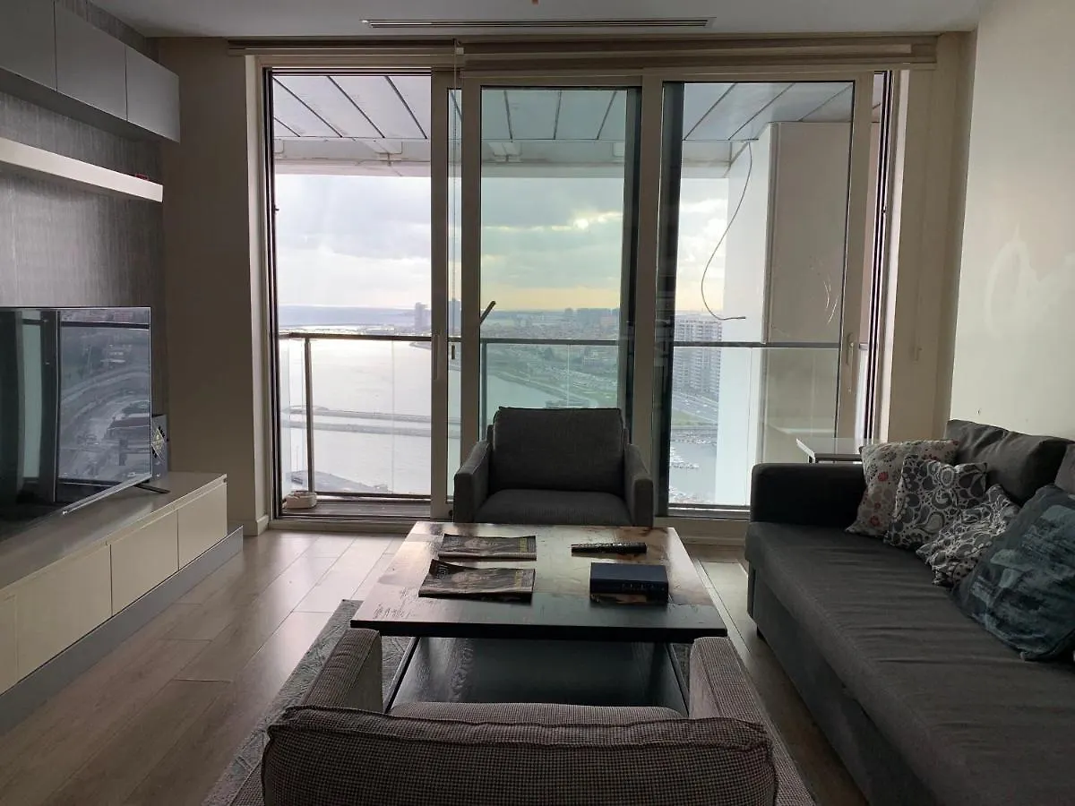 Apartment Flat For Rent In Complex With Sea View, Pool, Gym Istanbul